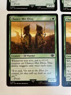 4x Mtg Lord Of The Rings Chance-Met Elves NM Magic The Gathering - Image 2