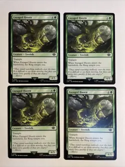 4x Mtg Lord Of The Rings Enraged Huorn NM Magic The Gathering - Image 1