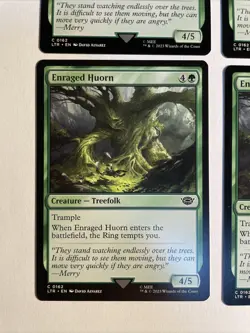 4x Mtg Lord Of The Rings Enraged Huorn NM Magic The Gathering - Image 2