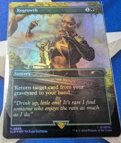 Regrowth Groot MTG Marvel Secret Lair NM Foil Unplayed SLD Storm - Image 1