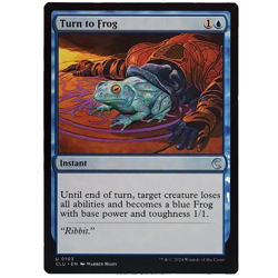 x4 Turn to Frog CLU MTG M/NM Playset Uncommon Blue Instant Ravnica: Clue Edition - Image 1