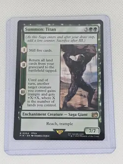 Summon: Titan / Final Fantasy MTG / NON-FOIL - Image 3