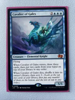MTG Cavalier of Gales - 296 / English / Near Mint / Jumpstart - Image 1