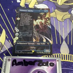 MTG Final Fantasy Commander Foil Rare #0197 Summon Valefor - Image 1