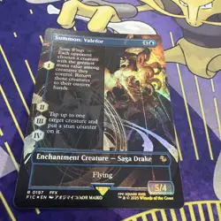 MTG Final Fantasy Commander Foil Rare #0197 Summon Valefor - Image 2