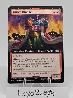 Queen Brahne (Extended Art) / Final Fantasy MTG / FOIL - Image 1
