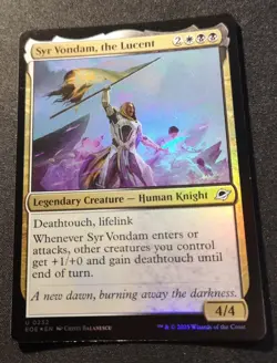 Syr Vondam, The Lucent - Foil - EOE - MTG - EN - NM - 0232 - Image 1