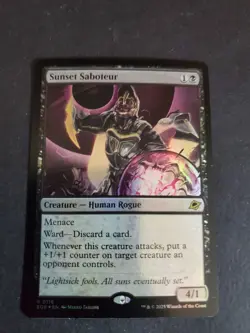 MTG Sunset Saboteur Edge of Eternities Foil Rare NM - Image 1