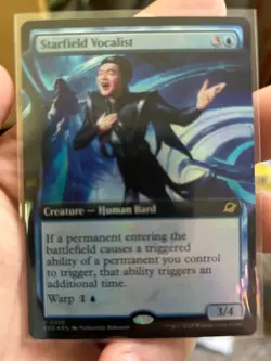Starfield Vocalist (Extended Art FOIL) #328 RARE Edge of Eternities NM ENG MTG - Image 1