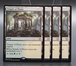 Magic The Gathering MTG Temple of Plenty 4x - Image 1