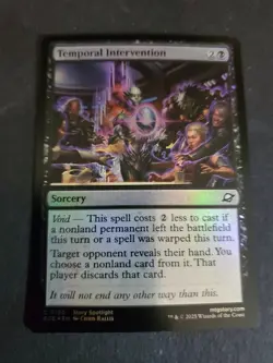 Temporal Intervention (Common Foil) #120 Edge of Eternities MTG NM - Image 1