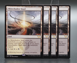 Magic The Gathering MTG Shineshadow Snarl 4x - Image 1