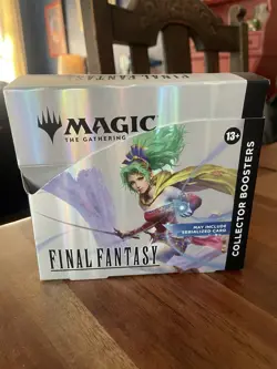 MTG Final Fantasy Collector Booster Box EMPTY - Image 1