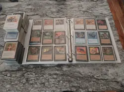 Lot Of Uncounted Unsearched Vintage MTG cards - Image 1