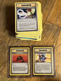 VINTAGE Pokemon lot - Over 100 Trainers & Energy Cards - Image 1