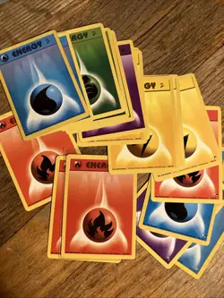 VINTAGE Pokemon lot - Over 100 Trainers & Energy Cards - Image 5