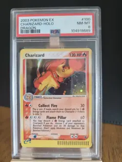 Pokemon TCG EX Dragon Charizard 100/97 PSA 8 NEAR MINT - Image 1