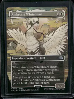 Magic the Gathering MTG Final Fantasy - Ambrosia Whiteheart Borderless #325 - Image 1