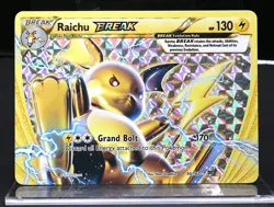 Raichu BREAK 50/162 Holo Rare - Full Art - Pokemon XY: Breakthrough - NM - Image 1