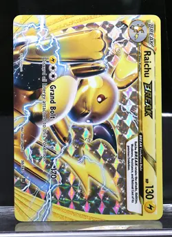 Raichu BREAK 50/162 Holo Rare - Full Art - Pokemon XY: Breakthrough - NM - Image 2