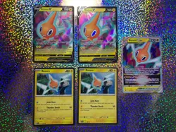 Pokemon TCG Rotom: Full Art 046/159 VSTAR; 058/196 V; Cosmos Holo 070/198 - Image 1