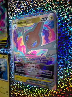 Pokemon TCG Rotom: Full Art 046/159 VSTAR; 058/196 V; Cosmos Holo 070/198 - Image 3