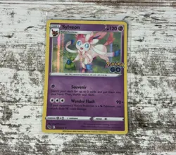 Pokemon Go Stamped TCG Sylveon Holo 35/78 Near Mint NM Pack Fresh FryTradingCo - Image 1