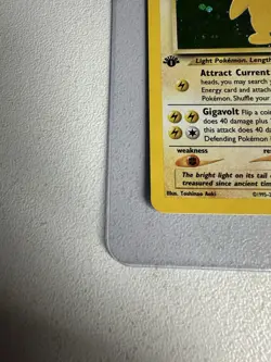 Ampharos Holo Rare 1st Edition Neo Revelation 1/64 Swirl WOTC Vintage Pokemon - Image 2