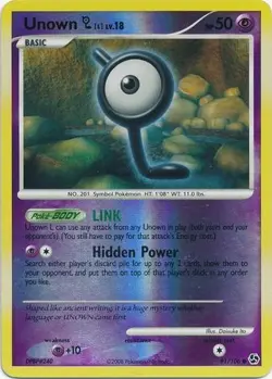 Unown L - 91/106 - Pokemon Great Encounters Reverse Holo Rare HP - Image 1
