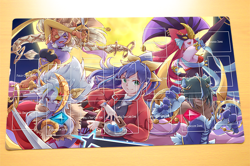 No.198 Yugioh TCG Playmat Serena Lunalight Dancer Custom YGO Card Game CCG Mat - Image 4