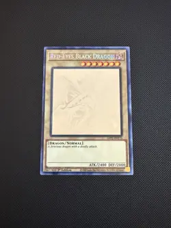 Yugioh Red Eyes Black Dragon / Ghost Rare 1st Ed NM / GFP2-EN176 - Image 1