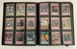 Yugioh Vintage 11 Foil/360 Card Binder Lot Dark Magician Blue-Eyes Red-Eyes 2002 - Image 3