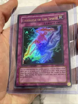 Yugioh Exchange of the Spirit SP1-EN004 Ultra Rare Limited Edition MP Card - Image 1
