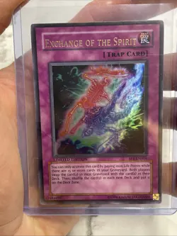 Yugioh Exchange of the Spirit SP1-EN004 Ultra Rare Limited Edition MP Card - Image 2