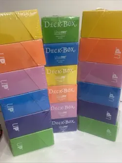 Ultra Pro Set Of 18 COLOR PACK DECK BOXES Magic Pokemon YuGiOh Card Storage Box - Image 4