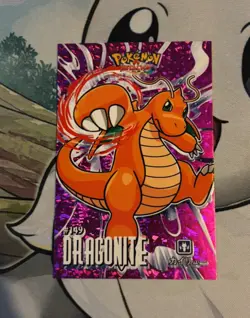 Pokemon Dragonite Magenta Holo Database Attack 2 Peru Exclusive Card - Image 1