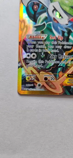 Shaymin EX 77a/108 XY Alternate Art Promo 2017 English Pokemon Card - NM/VLP - Image 4