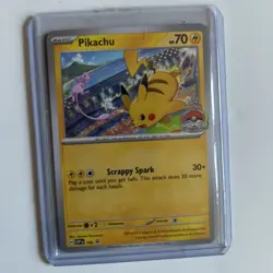 NM Pikachu SVP 190 - World Championships 2024 - Pokemon Card - Image 3