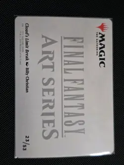 Cloud, Midgar Mercenary (Borderless) + Cloud's Limit Break Gold Stamp Art Card - Image 4