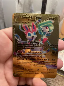 Pokemon Gold Fan Art Card Gardevoir & Sylveon GX Rare 130/234 *LP* FREE SHIPPING - Image 1