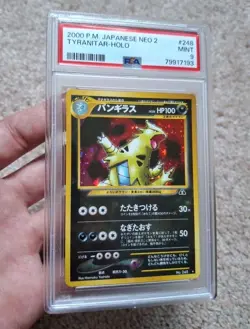 Mint Psa Graded Holo Tyranitar Neo Discovery Pokemon Card - Image 1