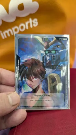 Gundam TCG Resource Card Heero Yuy RP-001 Alt Art English Anime Expo 2025 Promo - Image 2