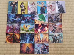 Final Fantasy MTG Promo Japan only Sticker Full Set Osaka Magic Wars - Image 1