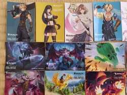Final Fantasy MTG Promo Japan only Sticker Full Set Osaka Magic Wars - Image 2