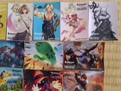 Final Fantasy MTG Promo Japan only Sticker Full Set Osaka Magic Wars - Image 3