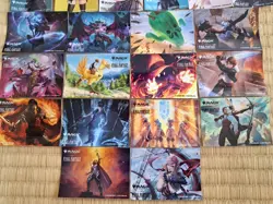 Final Fantasy MTG Promo Japan only Sticker Full Set Osaka Magic Wars - Image 4