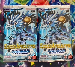 Digimon Trading Card Game Exceed Apocalypse 12-Card Booster Pack BT15 - Image 1