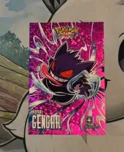 Pokemon Gengar Magenta Holo Database Attack 2 Peru Exclusive Card - Image 1