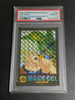 Psa 8 Dragon Ball Carddass Visual Adventure Clash No 172 Collector Card - Image 1