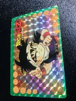 Dragon Ball Carddass Son Gohan Kira Card Special Scratch Unused 1990s - Image 4